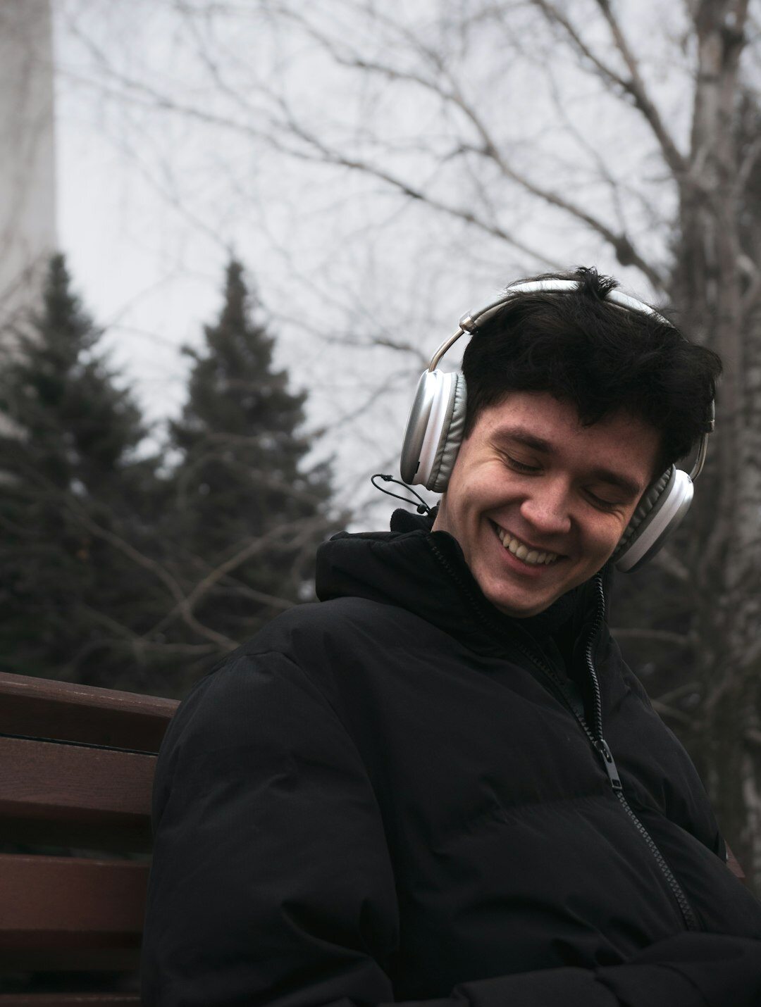 Studio portrait of a Finnish male sound engineer